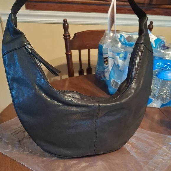 Free People Black Leather Bag - Picture 11 of 11